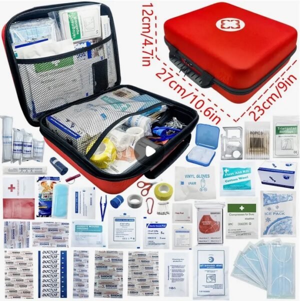 Ultimate 1030pcs Emergency First Aid Kit with Organizing Bag - Portable, EMT Style for Home, Office, Hiking & Road Trips -Be Prepared for anything - Image 2